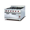 Large Commercial Stainless Steel Gas Range With 6-Burner