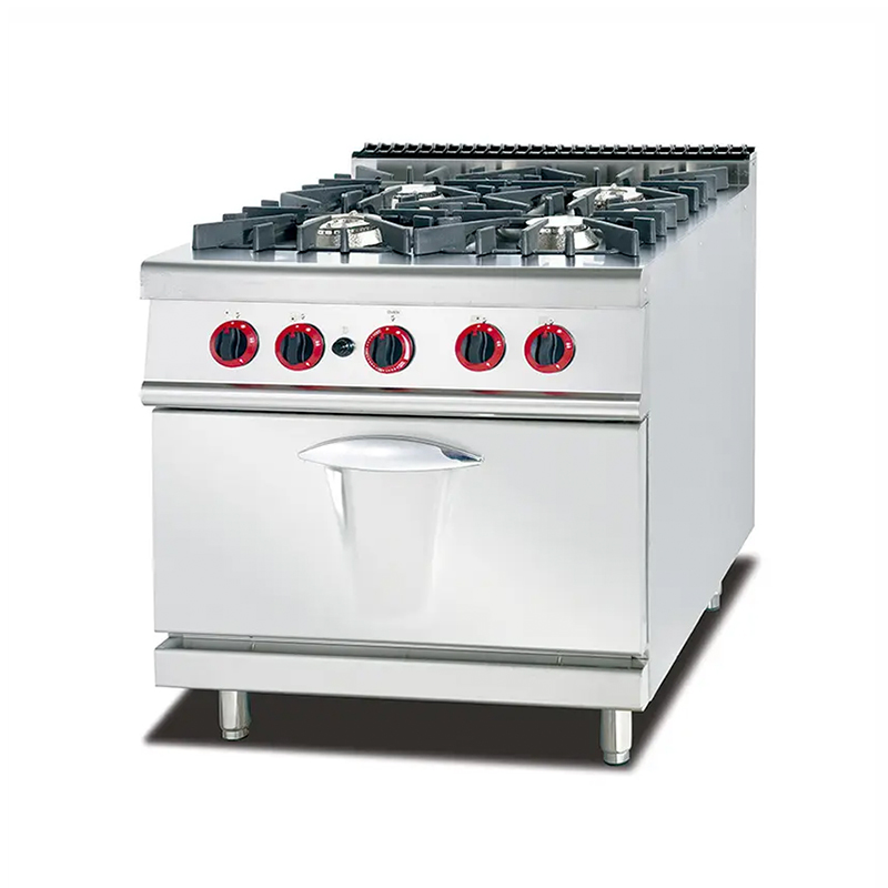 Stainless Steel Gas Stove With 4-Burner