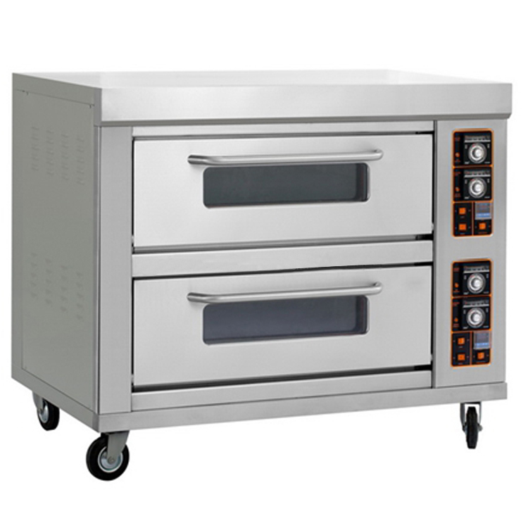 2 Layers Smart Standard Commercial Stainless Steel Gas Oven