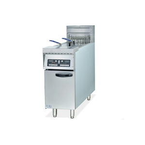 Large Commercial Gas 2 Baskets Fryer with SIT Valve Temperature Controller(Freestanding) 