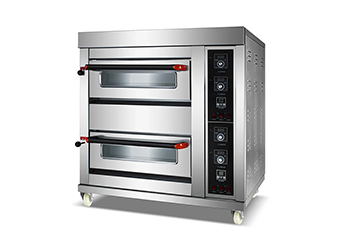 2 Layers Smart White Freestanding Bakery Oven For Restaurant