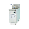 Free Standing Natural Stainless Steel 1-Tank Gas Fryer With Cabinet
