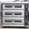3 Layers Sumptuous Gas Oven Heating Black Bakery Oven