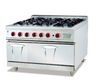 Small Commercial Stainless Steel Gas Range (4-Burners) And Griddle