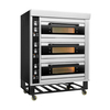 Gas And Electric Oven Commercial Stainless Steel Bakery Machine Baking Deck Oven