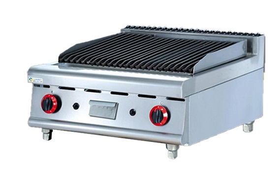 commercial grill lava rock