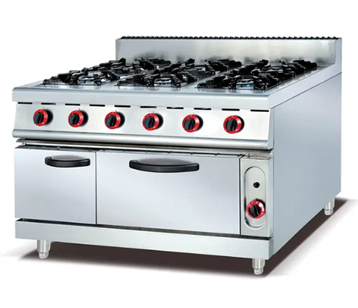 commercial gas range